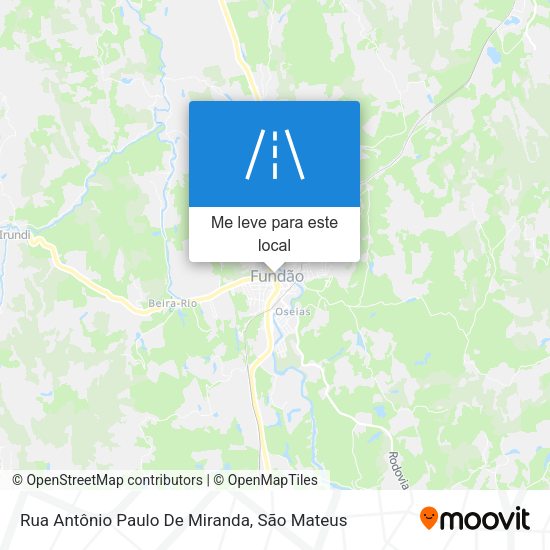 Rua Antônio Paulo De Miranda mapa