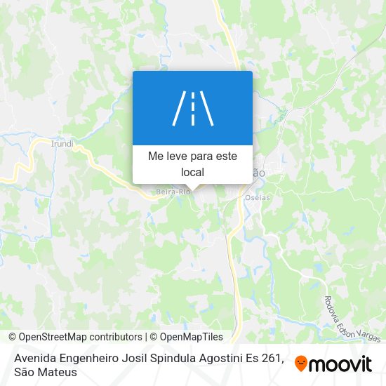 Avenida Engenheiro Josil Spindula Agostini Es 261 mapa