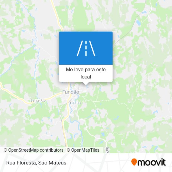 Rua Floresta mapa