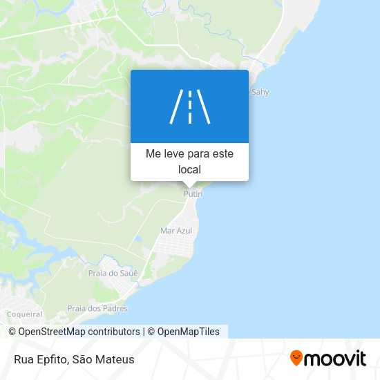 Rua Epfito mapa