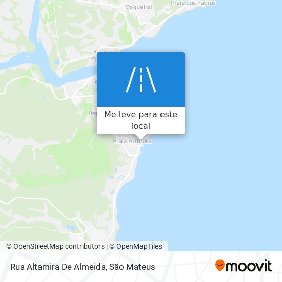 Rua Altamira De Almeida mapa