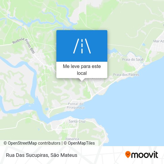 Rua Das Sucupiras mapa