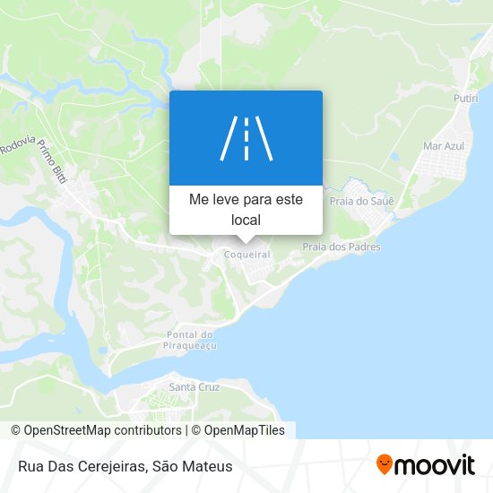 Rua Das Cerejeiras mapa