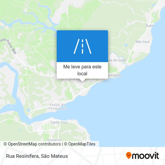 Rua Resinifera mapa