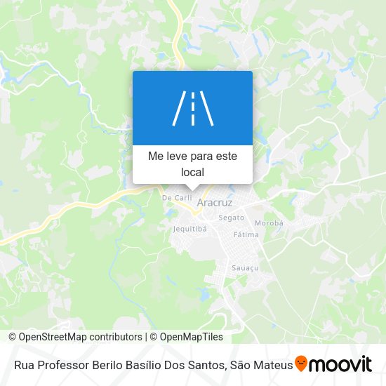 Rua Professor Berilo Basílio Dos Santos mapa