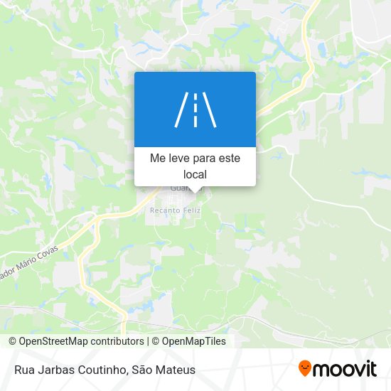 Rua Jarbas Coutinho mapa