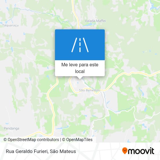 Rua Geraldo Furieri mapa