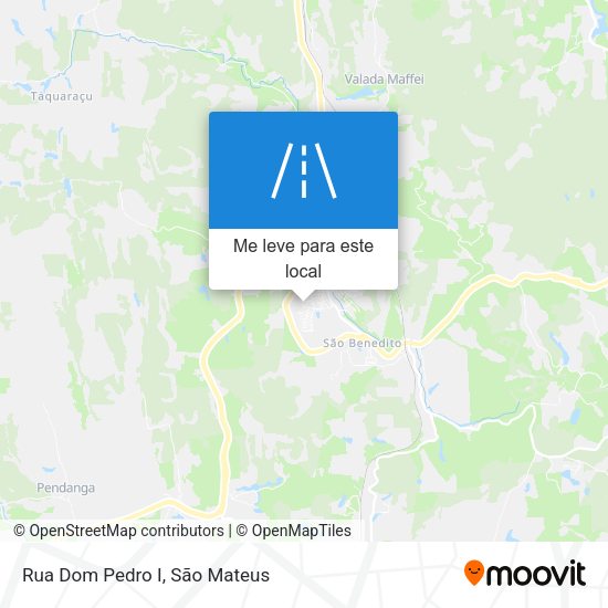 Rua Dom Pedro I mapa