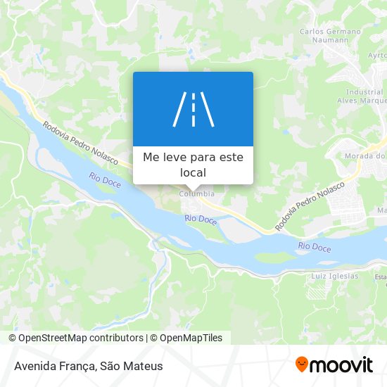 Avenida França mapa