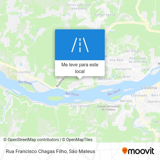 Rua Francisco Chagas Filho mapa