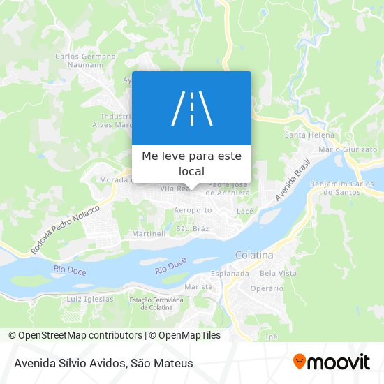 Avenida Sílvio Avidos mapa