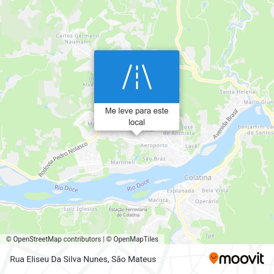 Rua Eliseu Da Silva Nunes mapa