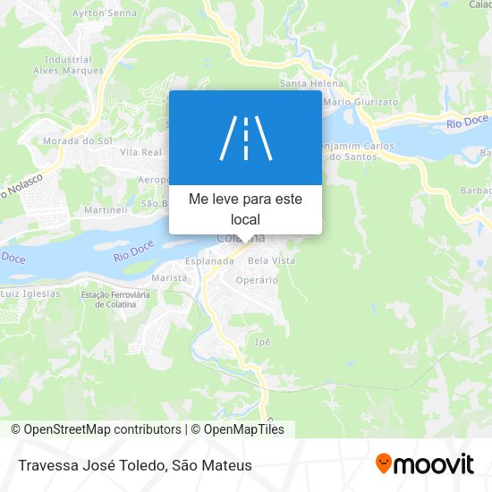 Travessa José Toledo mapa