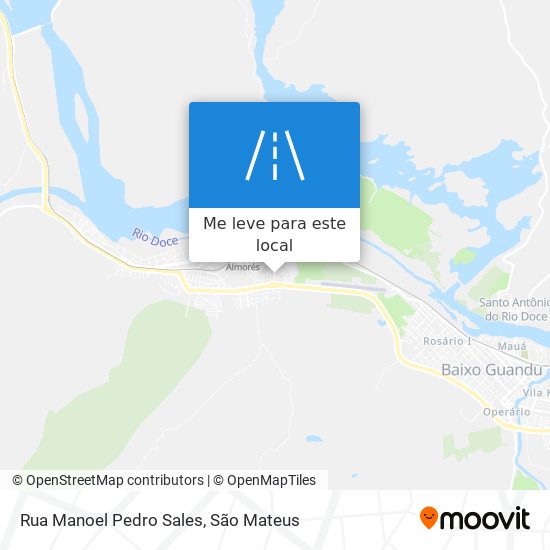 Rua Manoel Pedro Sales mapa
