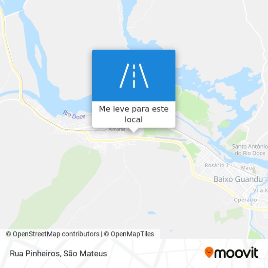 Rua Pinheiros mapa
