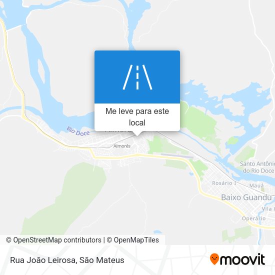 Rua João Leirosa mapa