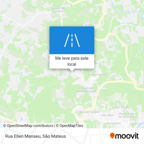 Rua Ellen Manseu mapa