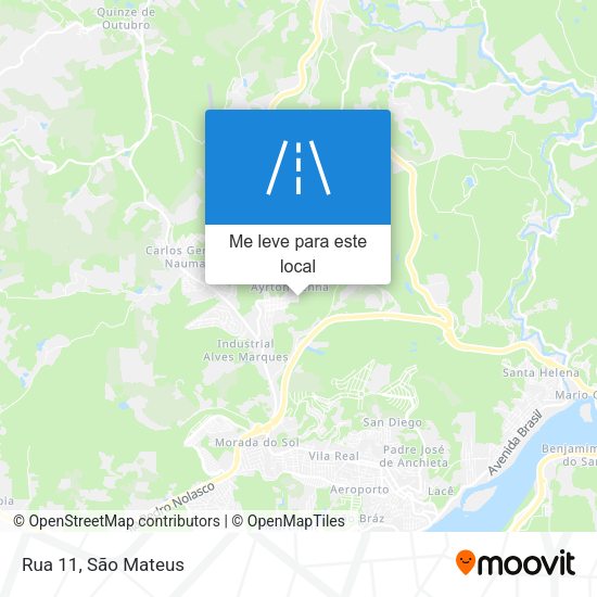 Rua 11 mapa