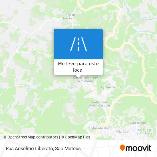 Rua Anselmo Liberato mapa