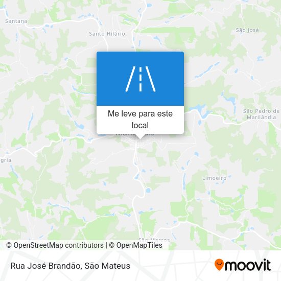 Rua José Brandão mapa