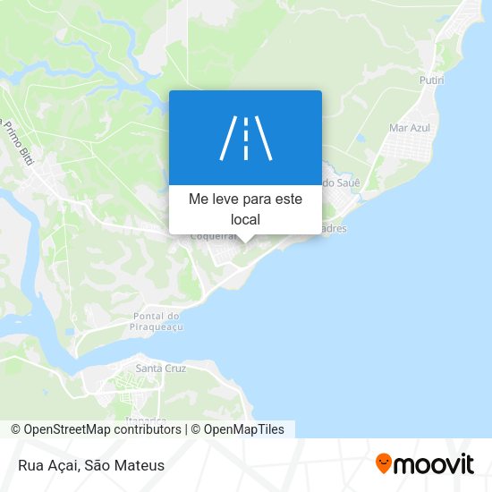 Rua Açai mapa