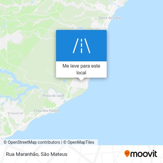 Rua Maranhão mapa