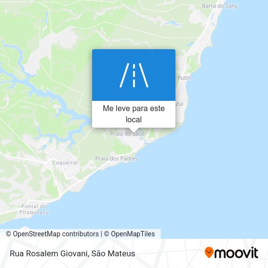 Rua Rosalem Giovani mapa