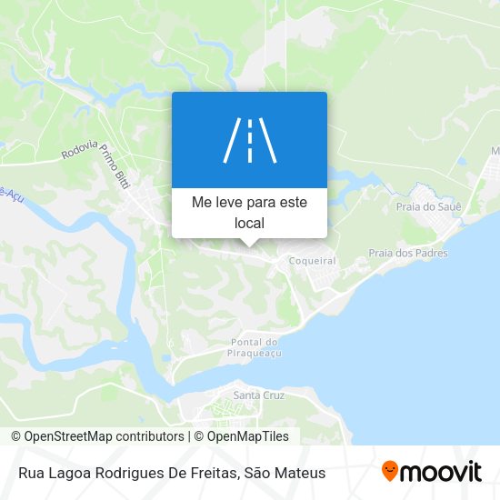Rua Lagoa Rodrigues De Freitas mapa