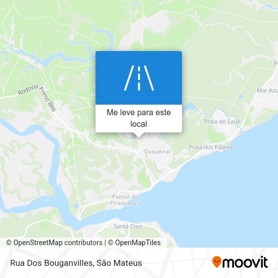 Rua Dos Bouganvilles mapa
