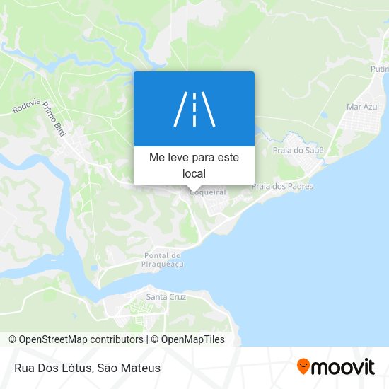 Rua Dos Lótus mapa