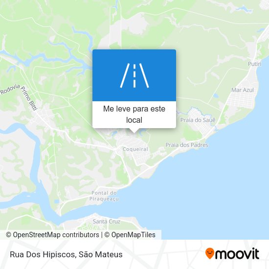 Rua Dos Hipiscos mapa