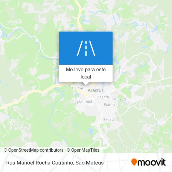 Rua Manoel Rocha Coutinho mapa