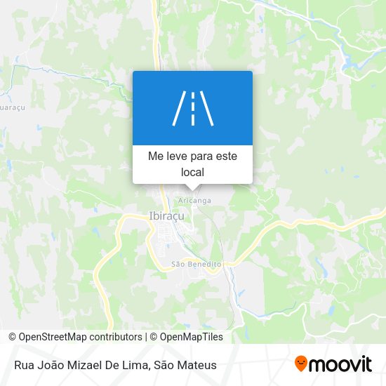 Rua João Mizael De Lima mapa