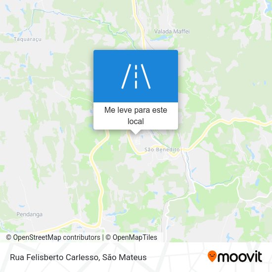 Rua Felisberto Carlesso mapa