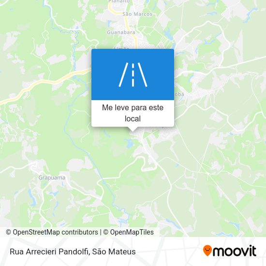 Rua Arrecieri Pandolfi mapa