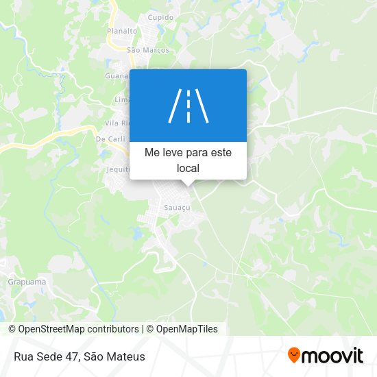 Rua Sede 47 mapa