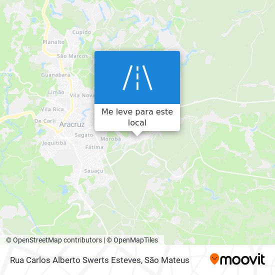 Rua Carlos Alberto Swerts Esteves mapa