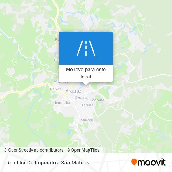 Rua Flor Da Imperatriz mapa