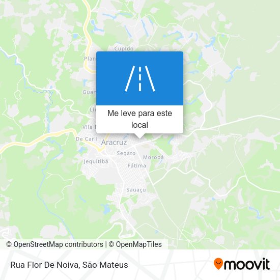 Rua Flor De Noiva mapa