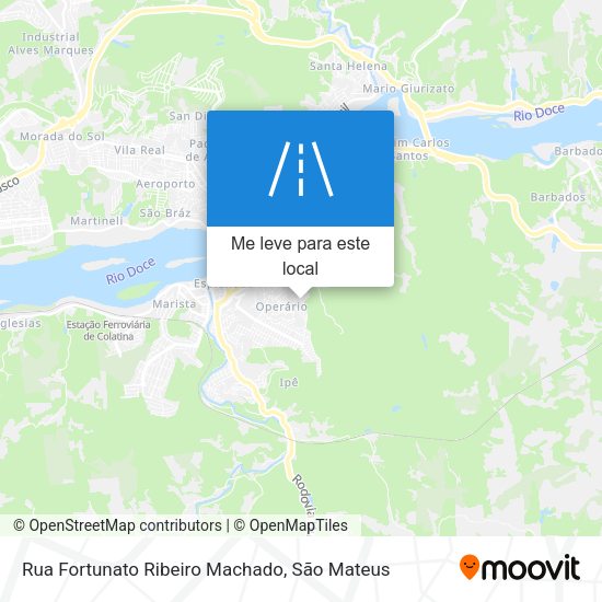 Rua Fortunato Ribeiro Machado mapa
