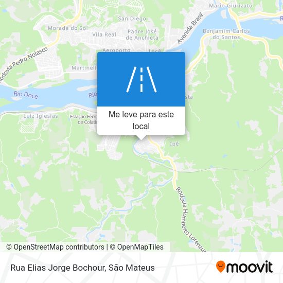 Rua Elias Jorge Bochour mapa