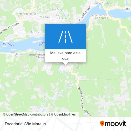Escadaria mapa