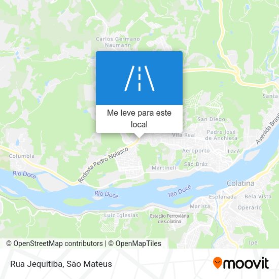 Rua Jequitiba mapa