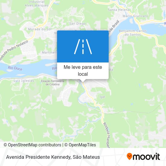 Avenida Presidente Kennedy mapa
