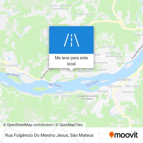 Rua Fulgêncio Do Menino Jesus mapa