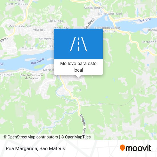 Rua Margarida mapa