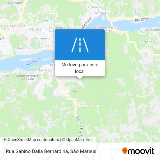 Rua Sabino Dalla Bernardina mapa