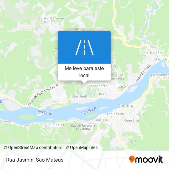 Rua Jasmin mapa