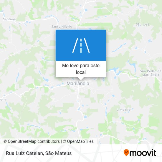 Rua Luiz Catelan mapa