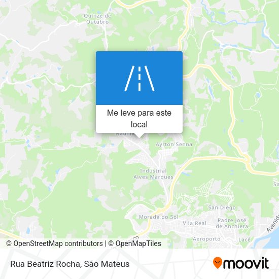 Rua Beatriz Rocha mapa